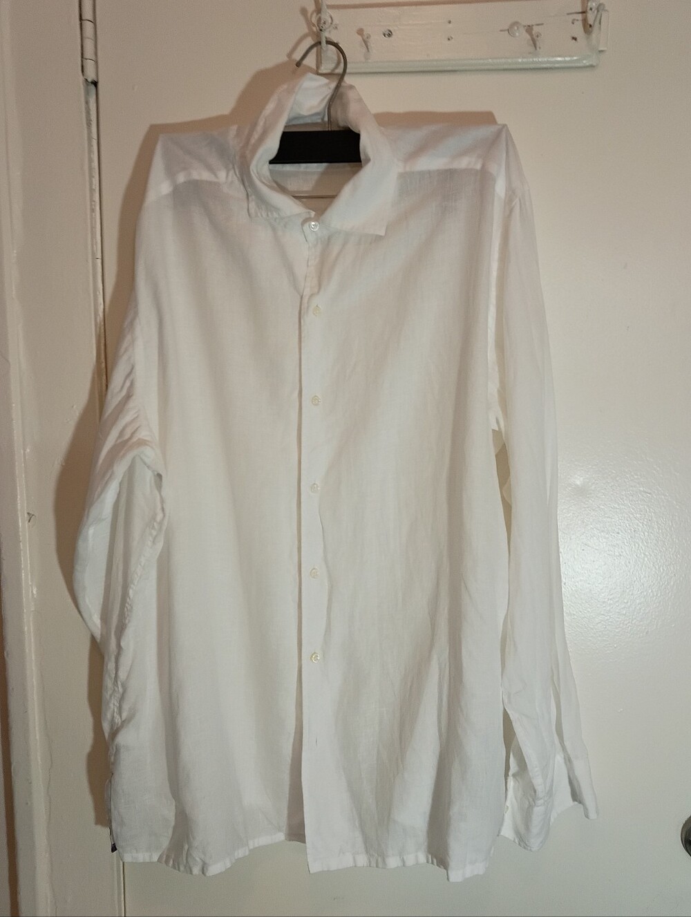Ralph Lauren Purple Label 100% Linen Men's Luxury Shirt Size XL - Picture 6 of 8